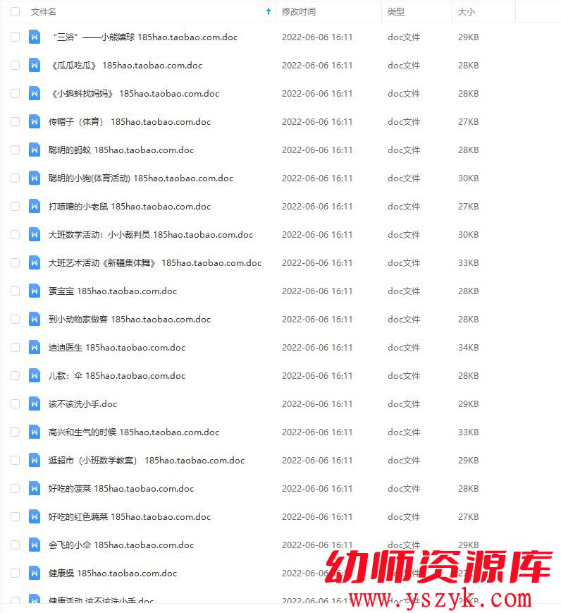 图片[1]-幼儿园小班-健康教案 77个-JA0032-幼师资源库