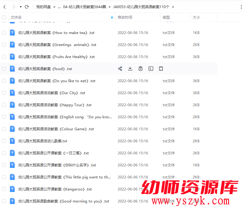 图片[1]-幼儿园大班-英语教案110个-JA0053-幼师资源库