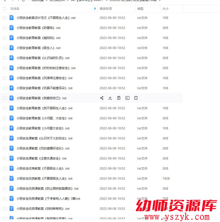 图片[2]-幼儿园小班安全教案134套-KJ0032-幼师资源库