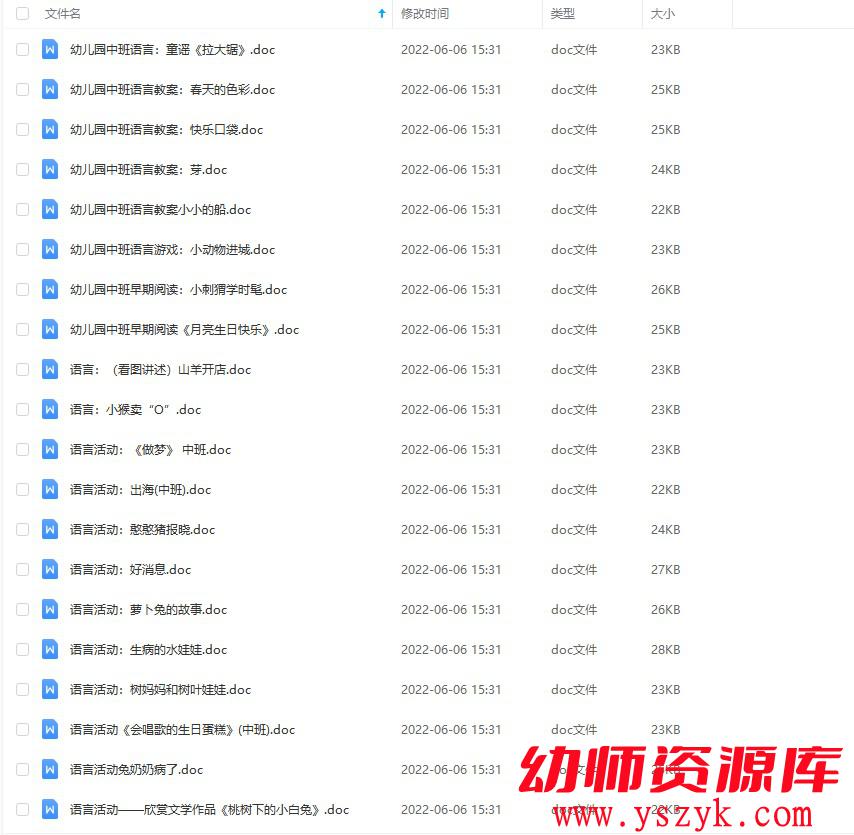 图片[3]-幼儿园中班-语言教案合集-204个-JA0028-幼师资源库