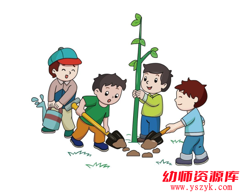 图片[1]-植树节素材HC00124-幼师资源库